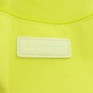 Longchamp ロゾ トートバッグ ハンドバッグ ショルダーバッグ キャンバス レザー 水色 ライトブルー 緑 グリーン