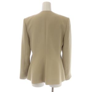 Theory 21SS CLASSIC CREPE LINDRAYIA B ノーカラージャケット 2 M ベージュ 1104101