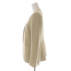 Theory 21SS CLASSIC CREPE LINDRAYIA B ノーカラージャケット 2 M ベージュ 1104101
