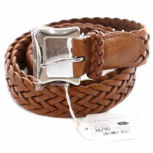 ENVELOPE BUCKLE TIP END 30MM ベルト レザー プンターレ ブラウン