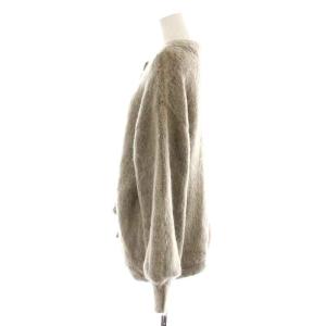 Ameri VINTAGE 22AW 2WAY MOHAIR SHAGGY KNIT カーディガン ニット シャギー クルーネック 長袖 バルーンスリーブ