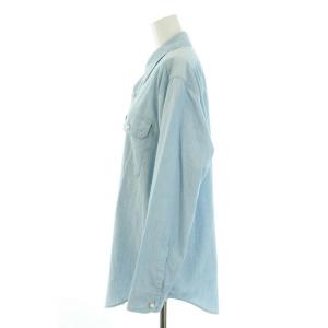 MADISONBLUE HAMPTON CHAMBRAY SHIRT ブラウス スタンダードカラー 長袖 パールボタン
