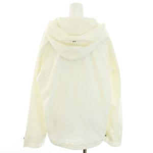 MADISONBLUE プルオーバーパーカー 長袖 レースアップ コットン 00 XS 白 ホワイト