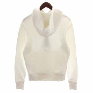 Maison Kitsuné EXCLUSIVE パーカー プルオーバー プリント 長袖 XXS 白 ホワイト