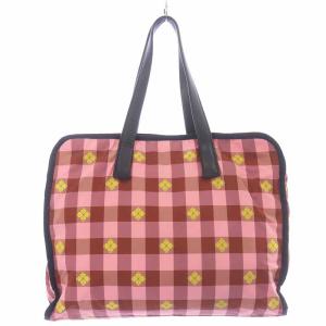 kate spade new york トートバッグ ナイロン チェック ピンク