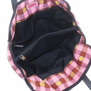 kate spade new york トートバッグ ナイロン チェック ピンク