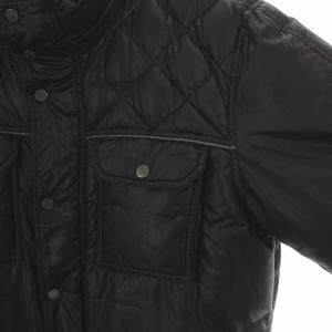 LANVIN en Bleu ダウンジャケット ジップアップ アウター 48 M 黒 ブラック