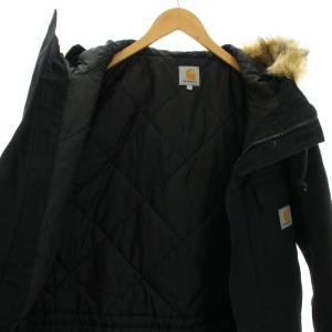 Carhartt シベリアンパーカ SIBERIAN PARKA アウター フェイクファー M 黒 ブラック ベージュ