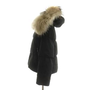 Diagram GRACE CONTINENTAL ダウンジャケット フード ファー アウター 36 S 黒 ブラック