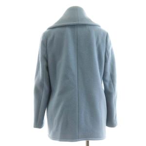Diagram GRACE CONTINENTAL コート ミドル丈 ウール カシミヤ混 アウター 36 S 水色 ライトブルー