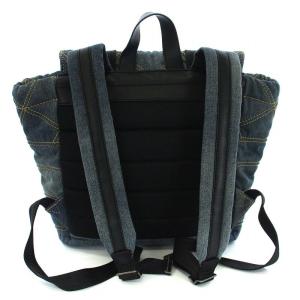 DIESEL リュックサック デイパック デニム ステッチ 紺 ネイビー