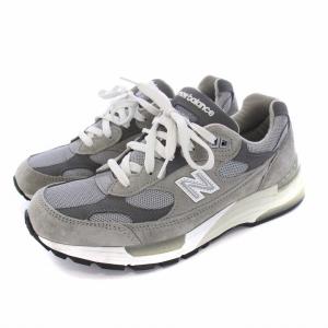 New Balance M992GR Gray スニーカー スエード US7.5 グレー