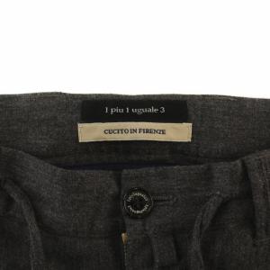 1PIU1UGUALE3 Giab’s EASY ITALY TROUSERS PANTS テーパードパンツ スラックス イージー クロップド丈 無地