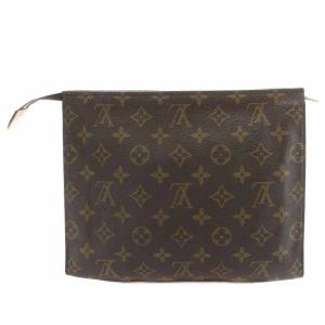 LOUIS VUITTON モノグラム ポッシュ トワレット26 マルチポーチ 茶 M47542