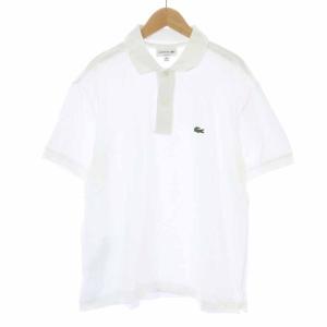 CLASSIC FIT ポロシャツ 鹿の子 半袖 M 白 ホワイト