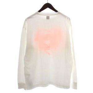 HUMAN MADE HEART L/S T-SHIRT カットソー プリント 長袖 L 白 ホワイト