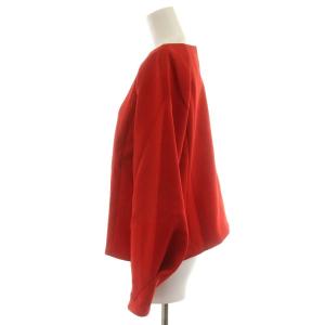 ADORE BESPOKE FABRICS シャツ ブラウス 長袖 プルオーバー 38 M 赤 レッド