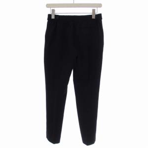 Theory 22AW BISTRETCH DOUBLE 3 PADRA GZ テーパードパンツ ジップフライ 00 XS 黒 ブラック