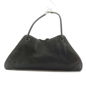 TOD'S ハンドバッグ ワンショルダーバッグ レザー 黒 ブラック