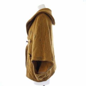 KAPITAL ダッフルコート アウター ショート丈 ドルマンスリーブ アンゴラ混 F 茶 ブラウン