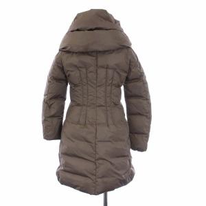 MONCLER CYROSELLE ダウンコート ジップアップ 0 ブラウン