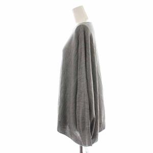 L'Appartement 23AW Boatneck Volume Knit ニット カットソー ボートネック ウール 長袖 F グレー 23080560100730