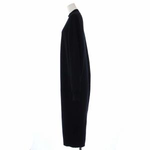 L'Appartement 22AW Mockneck Knit Onepiece モックネック ニットワンピース 長袖 ロング ウール 黒 ブラック