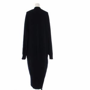 L'Appartement 22AW Mockneck Knit Onepiece モックネック ニットワンピース 長袖 ロング ウール 黒 ブラック