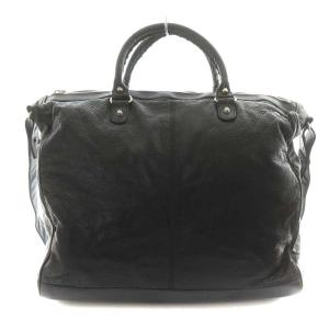 BALENCIAGA クラシックブリッジ ハンドバッグ ショルダーバッグ 2way レザー ブラック 340689