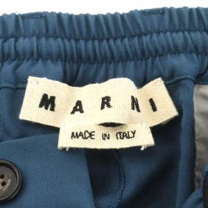 MARNI 19SS トロピカルウール イージパンツ 44 XS ライトブルー PUMU0017A0