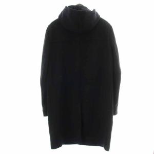 AMI Alexandre Mattiussi ダッフルコート ロング ウール フード 48 ブラック