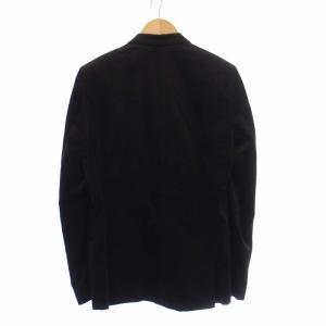 GIVENCHY シングル テーラードジャケット ブレザー ベロア 2B サイドベンツ 48 M 茶 ブラウン
