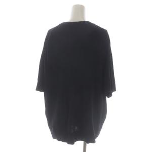 JOURNAL STANDARD 23SS アイスコットンハーフスリーブプルオーバー ニット カットソー クルーネック 半袖 F 黒 ブラック 23080400308120