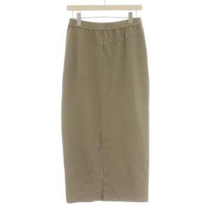GALERIE VIE タイトスカート ロング コットン スカート 36 S カーキ