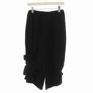 AD2021 21年製 GH-P001 ボウタイ ディテール パンツ リボン XS ブラック