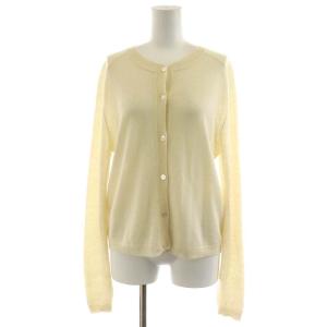 HERMES マルジェラ期 カーディガン 切替 魚 カシミヤ リネン ベージュ