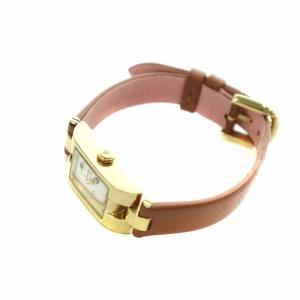 kate spade new york BROOKVILLE 腕時計 クォーツ 3針 レザーバンド 白 ホワイト ゴールド色 茶 ブラウン