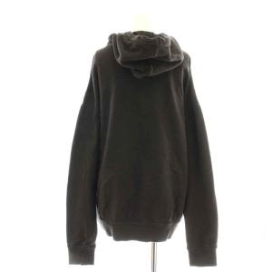 ISABEL MARANT ETOILE パーカー ジャケット プルオーバー 長袖 オーバーサイズ ロゴ ベロア 裏起毛 36 S チャコール