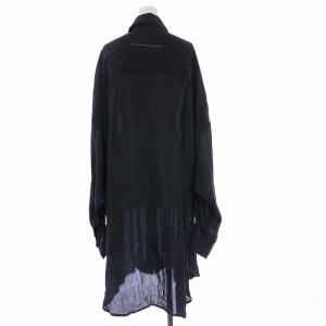 MM6 Maison Margiela 23SS シャツワンピース 長袖 ロング S ブラック