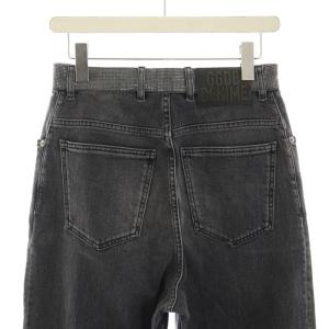 GOLDEN GOOSE デラックスブランド DELUXE BRAND ウエストスタッズデニムパンツ ジーンズ ジップフライ W26 S 黒 ブラック