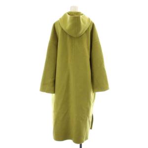 STUNNING LURE コート ロング フード ウール 2 XL 黄緑