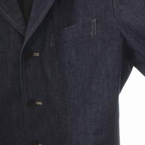 PAUL SMITH デニム テーラードジャケット 3B サイドベンツ アウター M インディゴ ネイビー 紺