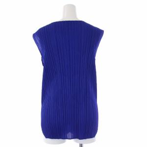 PLEATS PLEASE ISSEY MIYAKE イッセイミヤケ 17AW ノースリーブカットソー パッチワーク 裾変形 3 L PP73-JK661