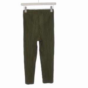 PLEATS PLEASE ISSEY MIYAKE イッセイミヤケ 16AW THICKER BOTTOMS プリーツ イージーパンツ 2 M カーキ PP63-JF411