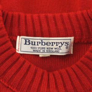 burberrys ヴィンテージ PURE NEW WOOL ニット M レッド