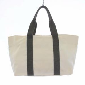 PRADA SPORT トートバッグ ハンドバッグ キャンバス 白 ホワイト 4VA368