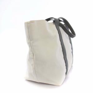 PRADA SPORT トートバッグ ハンドバッグ キャンバス 白 ホワイト 4VA368