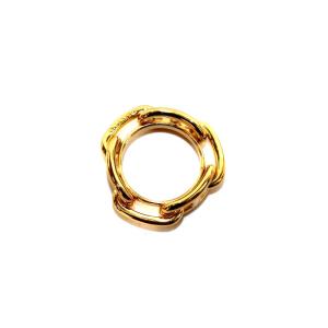 シェーヌダンクル スカーフリング ゴールド色