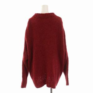 ISABEL MARANT ETOILE セーター ニット クルーネック 長袖 アルパカ混 36 S 赤 レッド