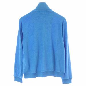 RALPH LAUREN GOLF ジップアップジャケット ハイネック パイル地 ゴルフウェア L 青 ブルー